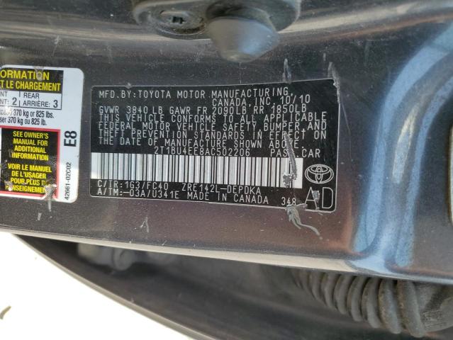 Photo 11 VIN: 2T1BU4EE8AC502206 - TOYOTA COROLLA 