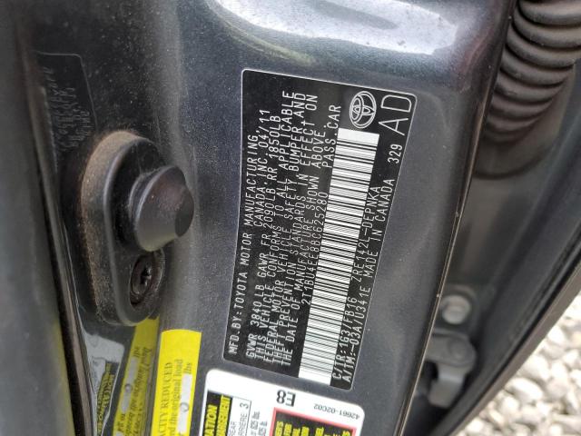 Photo 11 VIN: 2T1BU4EE8BC625280 - TOYOTA COROLLA 