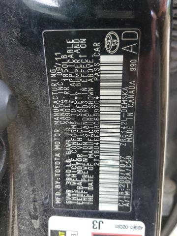 Photo 11 VIN: 2T1BU4EE8BC699704 - TOYOTA COROLLA 