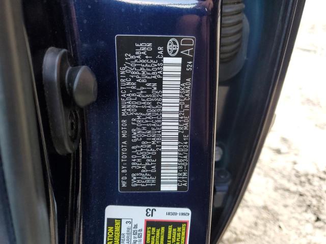 Photo 11 VIN: 2T1BU4EE8CC902625 - TOYOTA COROLLA 