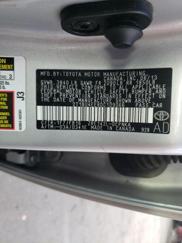 Photo 11 VIN: 2T1BU4EE8DC109066 - TOYOTA COROLLA BA 