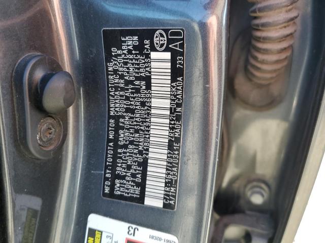 Photo 11 VIN: 2T1BU4EE9AC376695 - TOYOTA COROLLA 