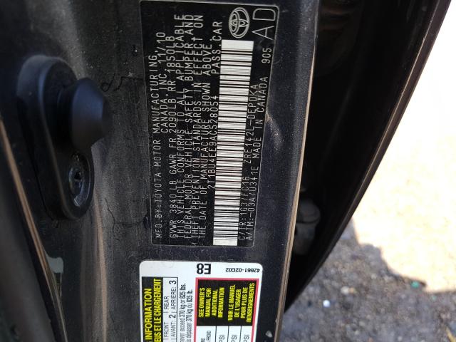 Photo 9 VIN: 2T1BU4EE9AC528054 - TOYOTA COROLLA BA 