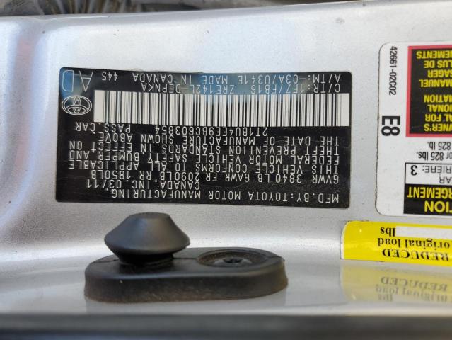 Photo 12 VIN: 2T1BU4EE9BC603854 - TOYOTA COROLLA 