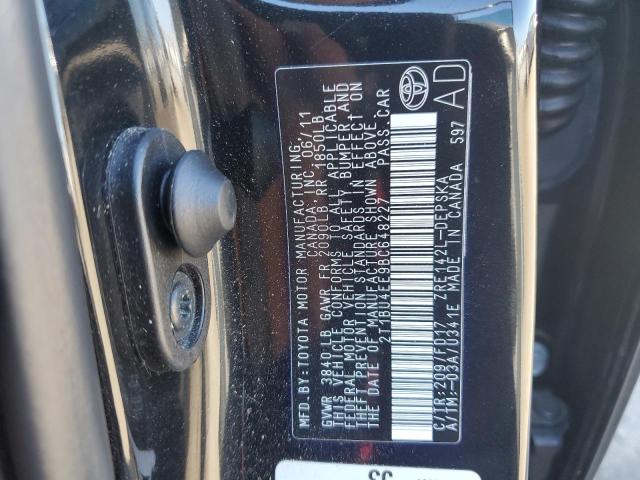 Photo 11 VIN: 2T1BU4EE9BC648227 - TOYOTA COROLLA BA 