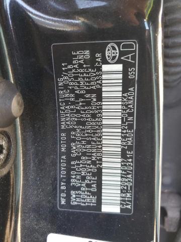 Photo 11 VIN: 2T1BU4EE9BC669319 - TOYOTA COROLLA BA 