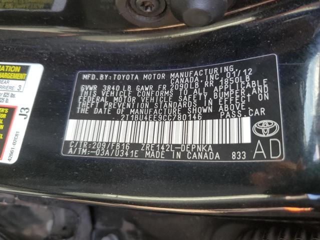 Photo 11 VIN: 2T1BU4EE9CC780146 - TOYOTA COROLLA BA 