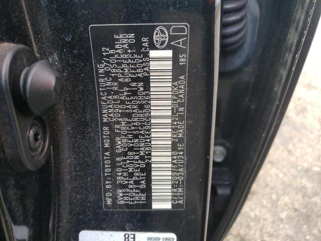 Photo 11 VIN: 2T1BU4EE9CC906263 - TOYOTA COROLLA 