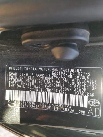 Photo 9 VIN: 2T1BU4EE9DC041327 - TOYOTA COROLLA BA 