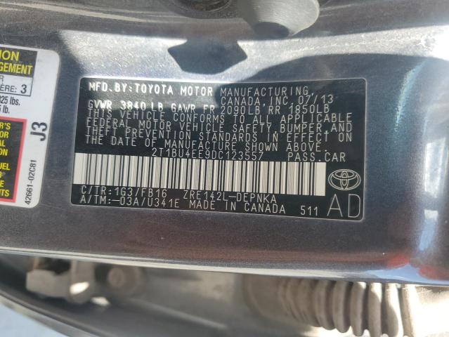 Photo 11 VIN: 2T1BU4EE9DC123557 - TOYOTA COROLLA BA 