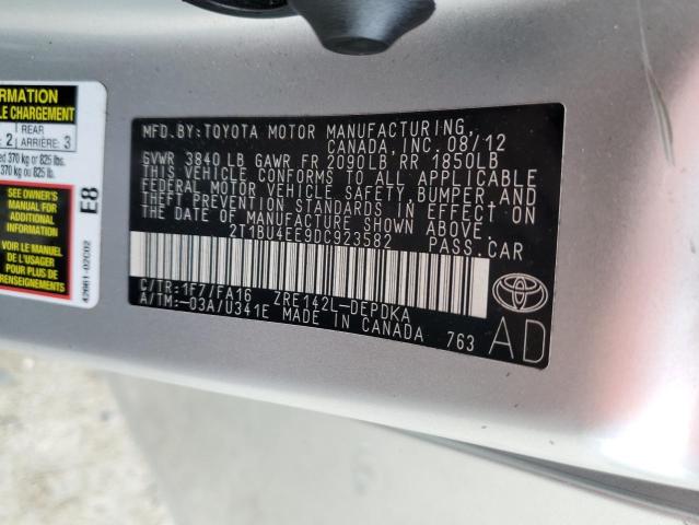 Photo 11 VIN: 2T1BU4EE9DC923582 - TOYOTA COROLLA 