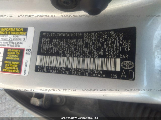 Photo 8 VIN: 2T1BU4EEXAC279795 - TOYOTA COROLLA 