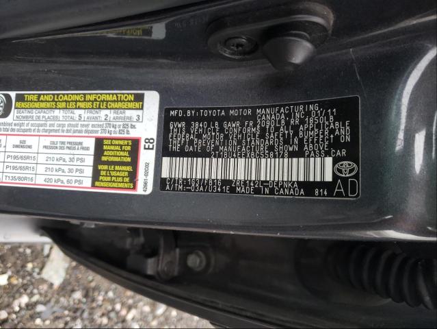 Photo 9 VIN: 2T1BU4EEXBC558178 - TOYOTA COROLLA BA 