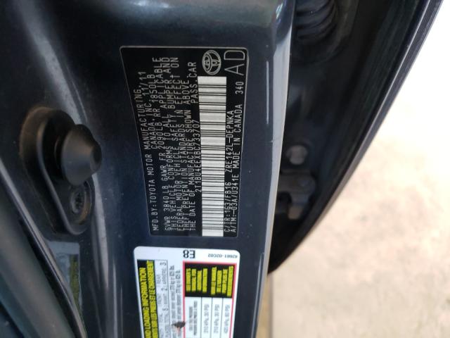 Photo 9 VIN: 2T1BU4EEXBC733707 - TOYOTA COROLLA BA 