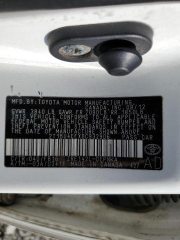 Photo 11 VIN: 2T1BU4EEXDC932906 - TOYOTA COROLLA BA 