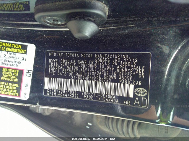 Photo 8 VIN: 2T1BURHE0EC068720 - TOYOTA COROLLA 