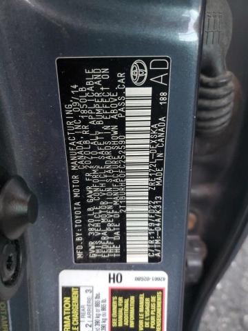 Photo 12 VIN: 2T1BURHE0FC252590 - TOYOTA COROLLA L 