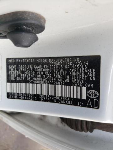 Photo 9 VIN: 2T1BURHE0FC326817 - TOYOTA COROLLA L 