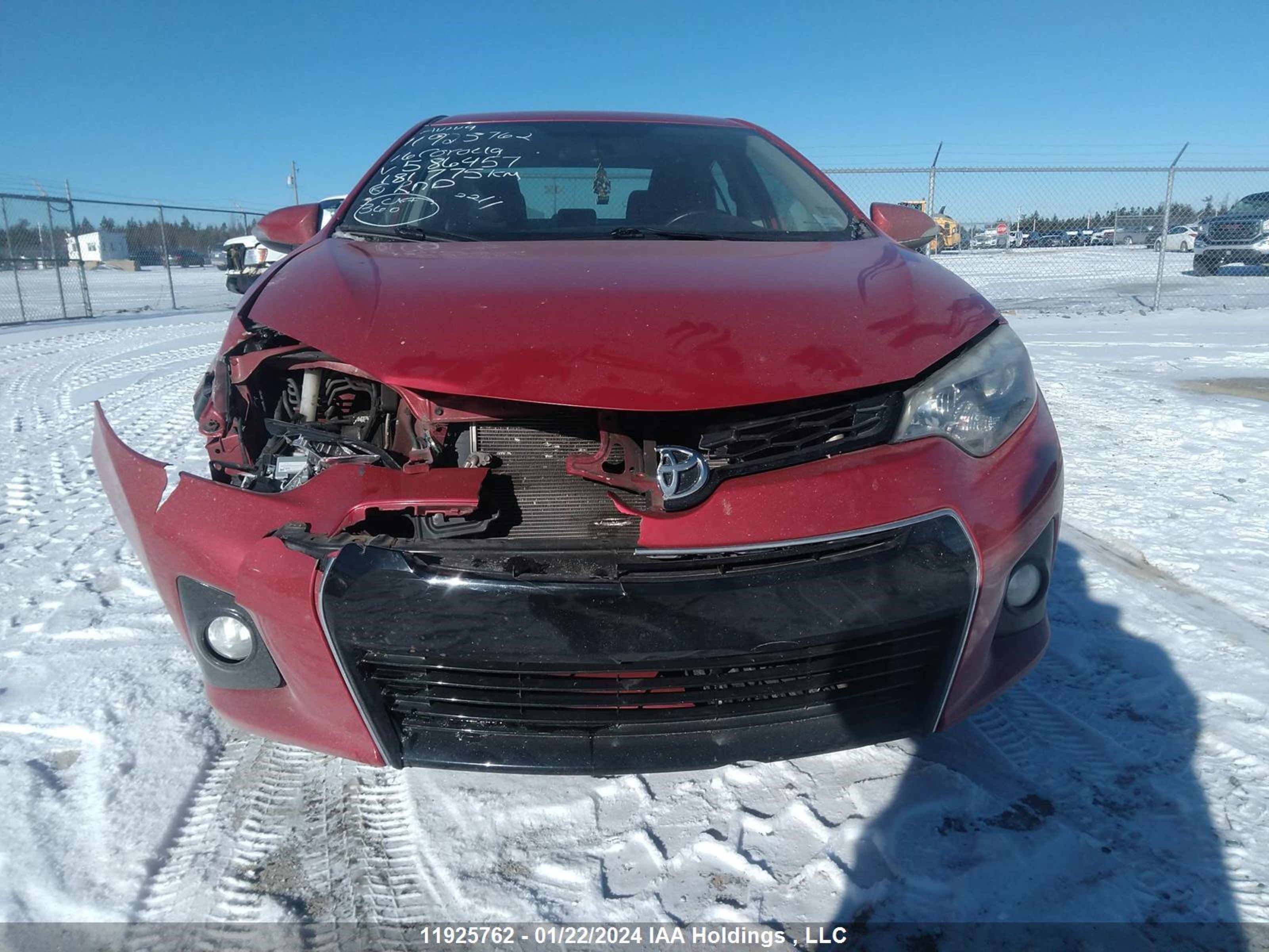 Photo 11 VIN: 2T1BURHE0GC586457 - TOYOTA COROLLA 