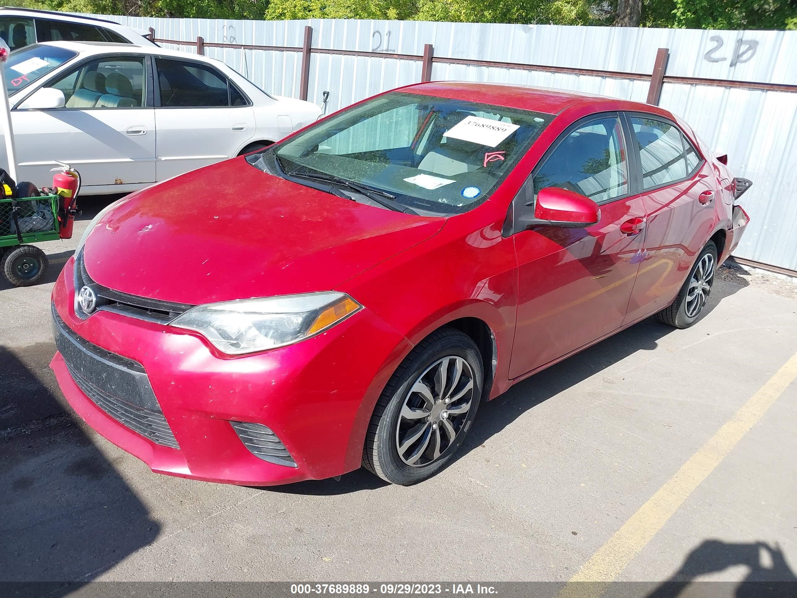 Photo 1 VIN: 2T1BURHE0GC602608 - TOYOTA COROLLA 