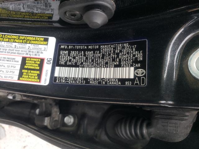 Photo 9 VIN: 2T1BURHE0HC847698 - TOYOTA COROLLA L 