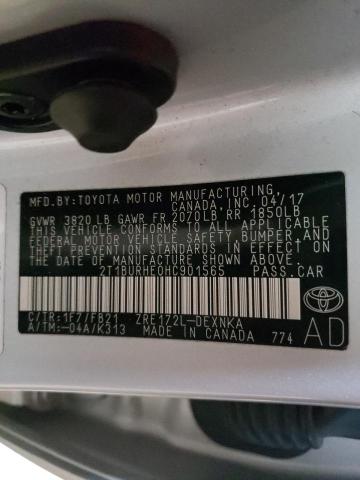 Photo 9 VIN: 2T1BURHE0HC901565 - TOYOTA COROLLA L 