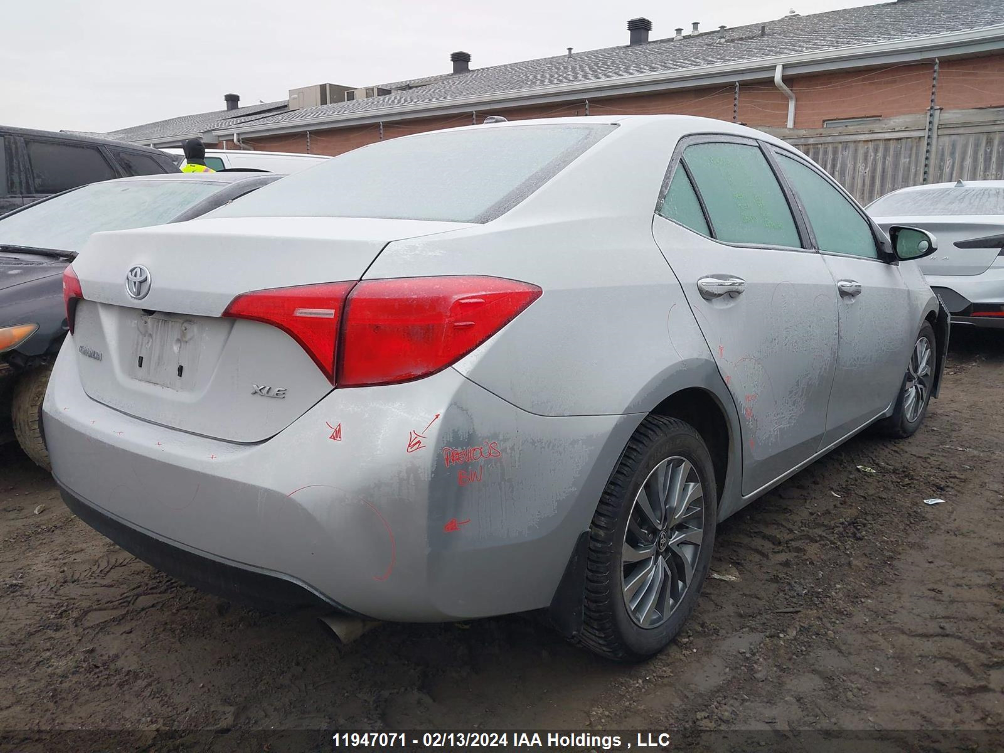 Photo 3 VIN: 2T1BURHE0KC179618 - TOYOTA COROLLA 