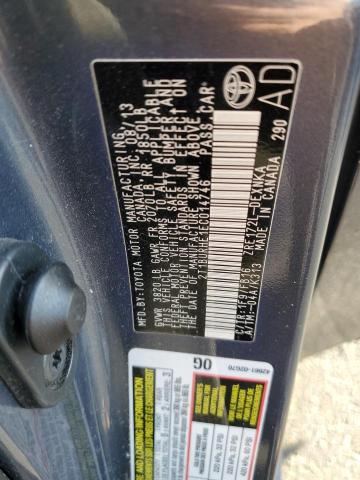 Photo 12 VIN: 2T1BURHE1EC014746 - TOYOTA COROLLA L 