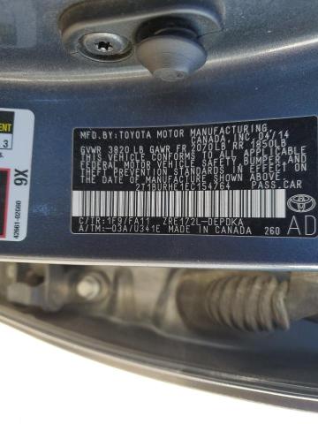 Photo 11 VIN: 2T1BURHE1EC154764 - TOYOTA COROLLA L 