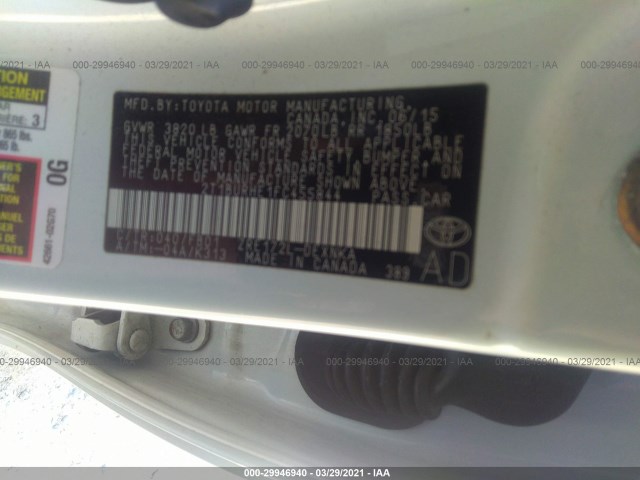 Photo 8 VIN: 2T1BURHE1FC455844 - TOYOTA COROLLA 