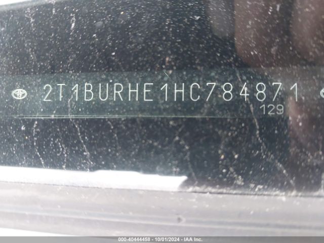 Photo 8 VIN: 2T1BURHE1HC784871 - TOYOTA COROLLA 