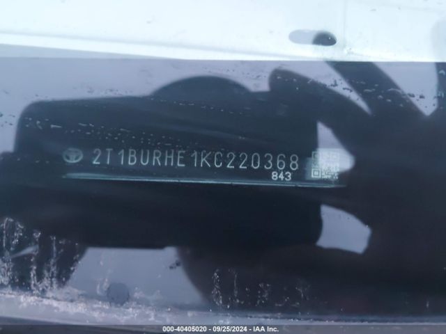 Photo 8 VIN: 2T1BURHE1KC220368 - TOYOTA COROLLA 