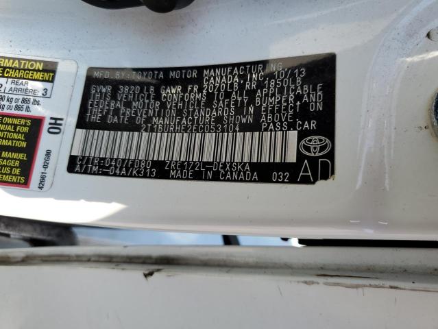 Photo 11 VIN: 2T1BURHE2EC053104 - TOYOTA COROLLA L 