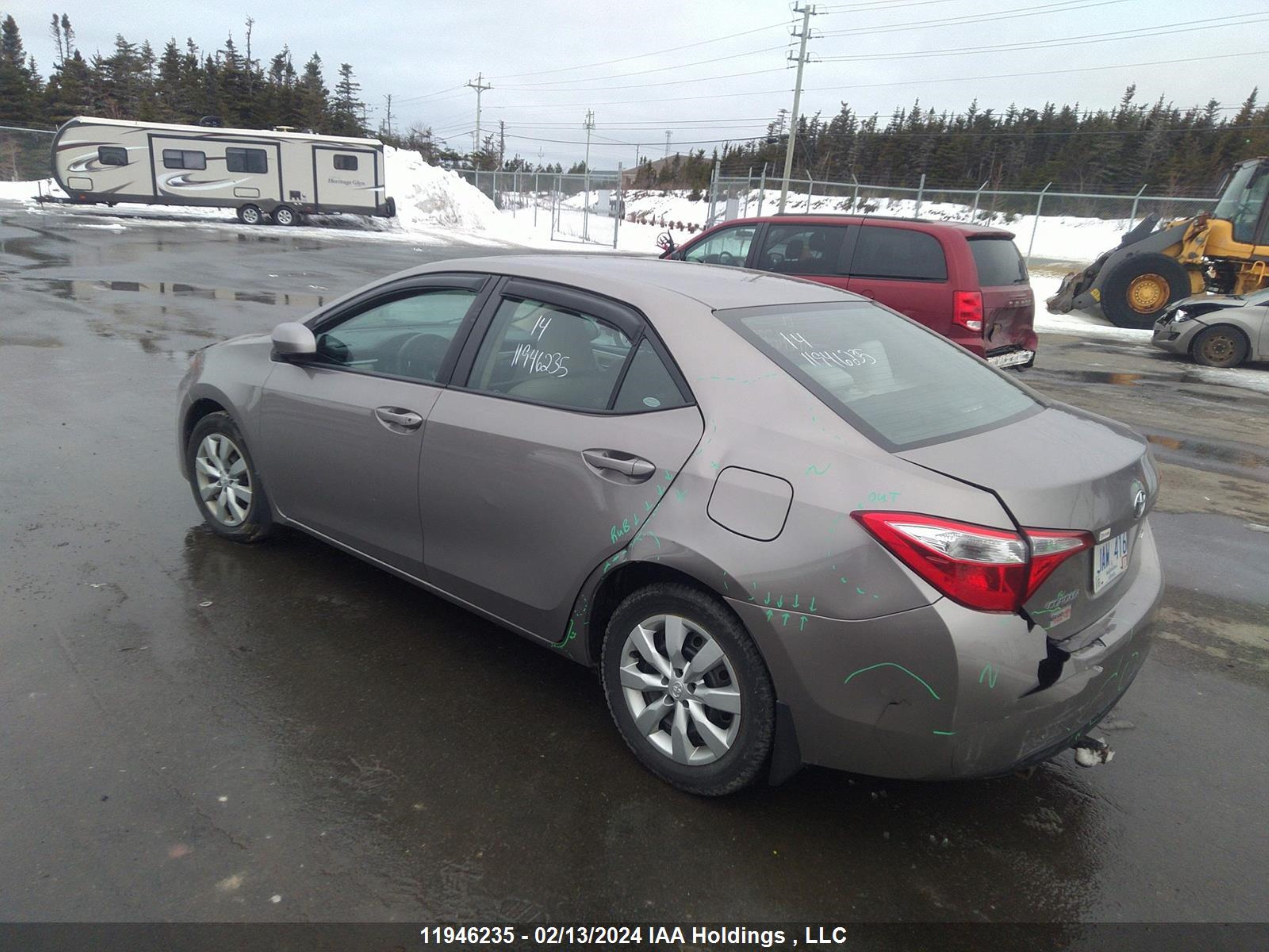 Photo 2 VIN: 2T1BURHE2EC164249 - TOYOTA COROLLA 