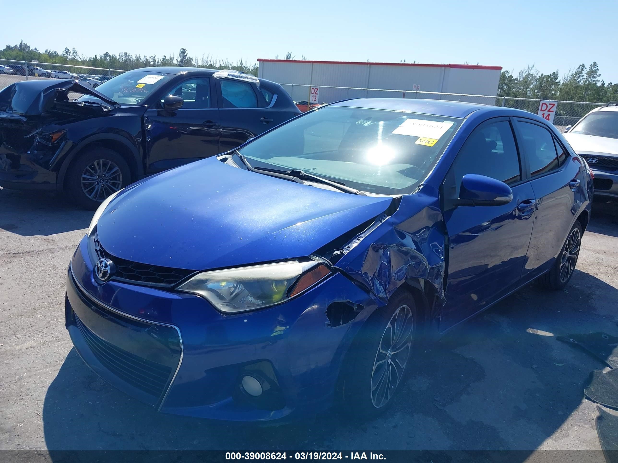 Photo 1 VIN: 2T1BURHE2EC167667 - TOYOTA COROLLA 