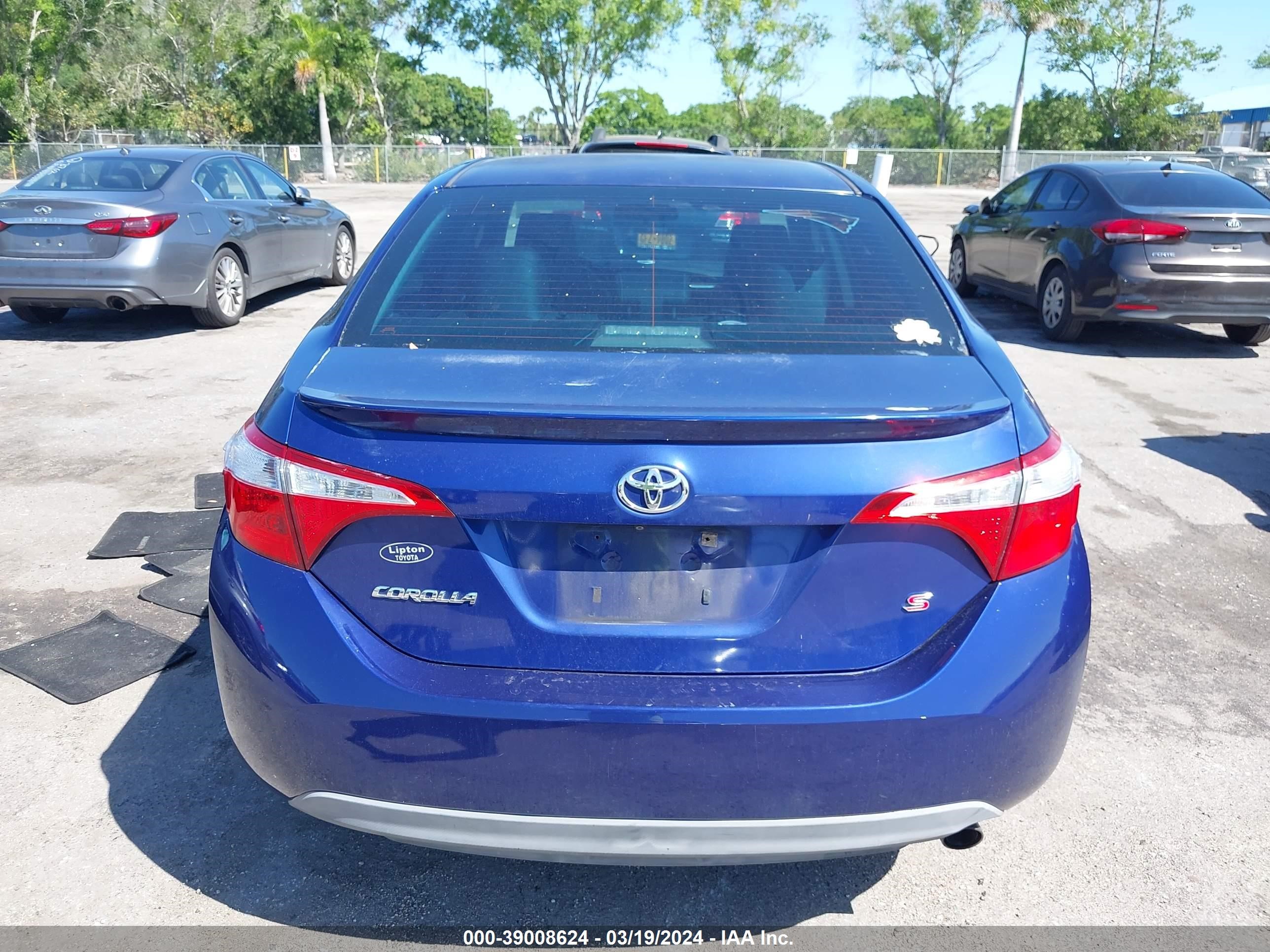 Photo 15 VIN: 2T1BURHE2EC167667 - TOYOTA COROLLA 