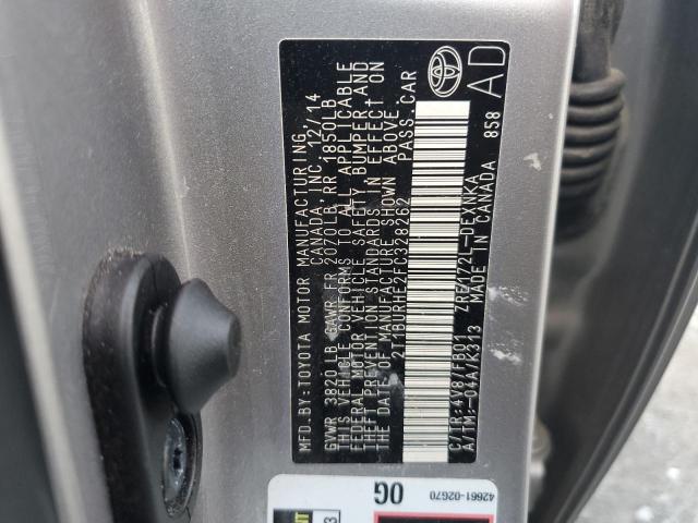 Photo 11 VIN: 2T1BURHE2FC328262 - TOYOTA COROLLA L 