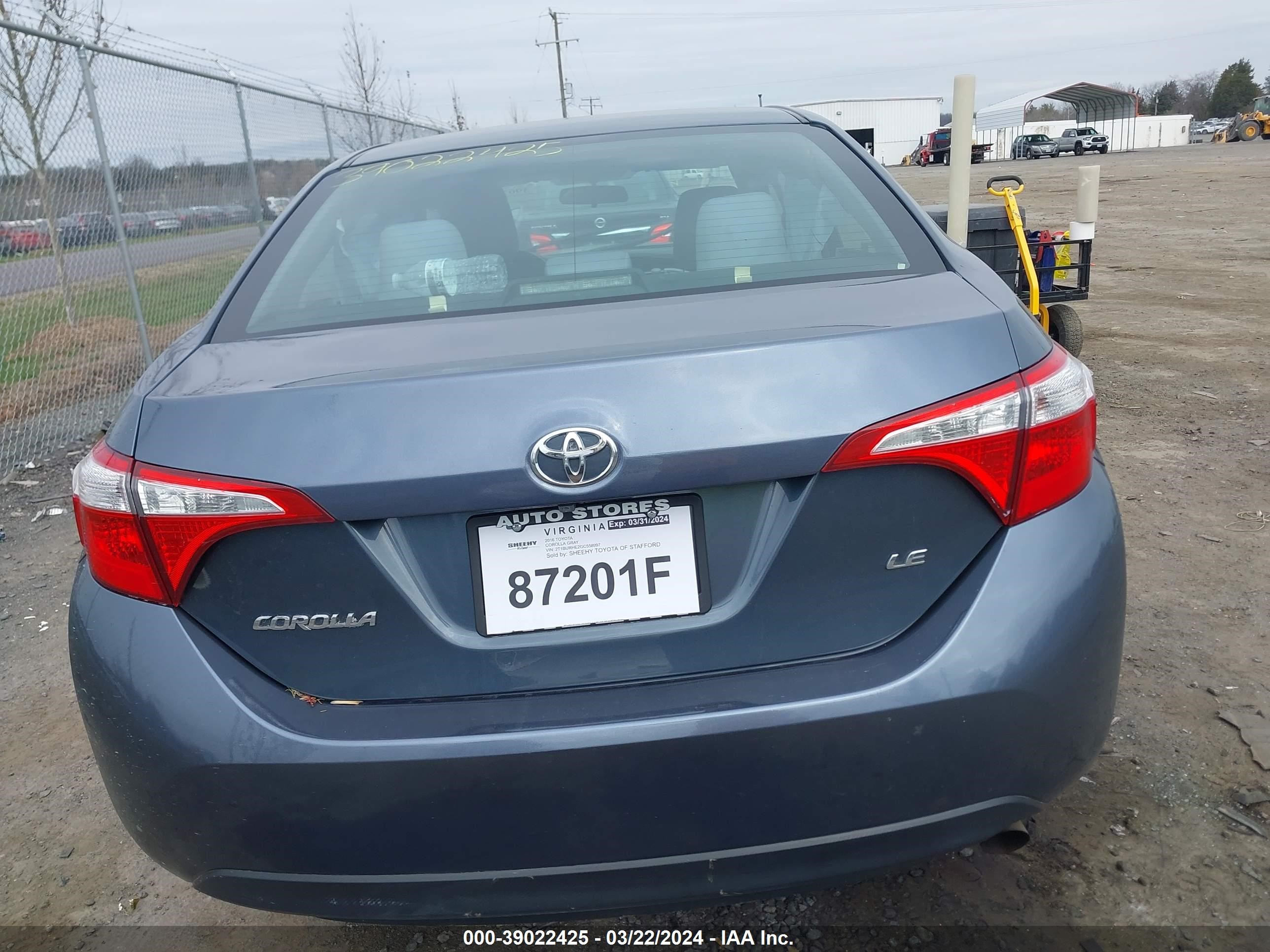 Photo 15 VIN: 2T1BURHE2GC558997 - TOYOTA COROLLA 