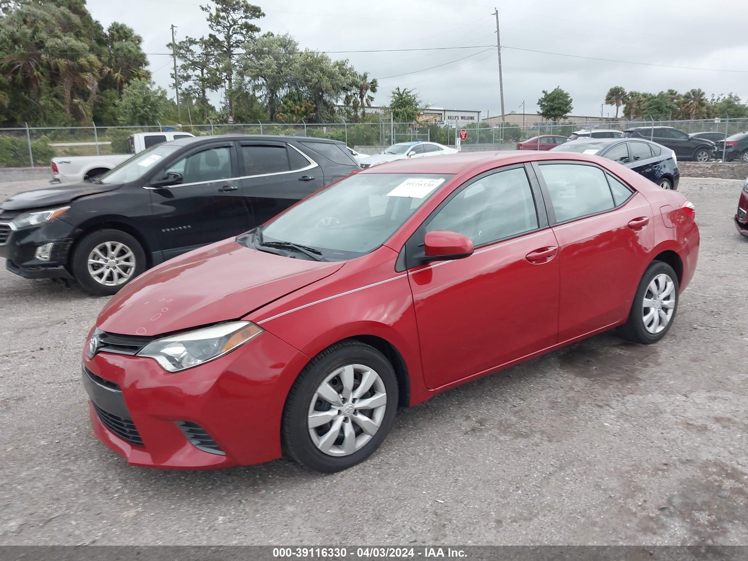 Photo 1 VIN: 2T1BURHE2GC618728 - TOYOTA COROLLA 