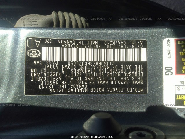 Photo 8 VIN: 2T1BURHE3EC079050 - TOYOTA COROLLA 