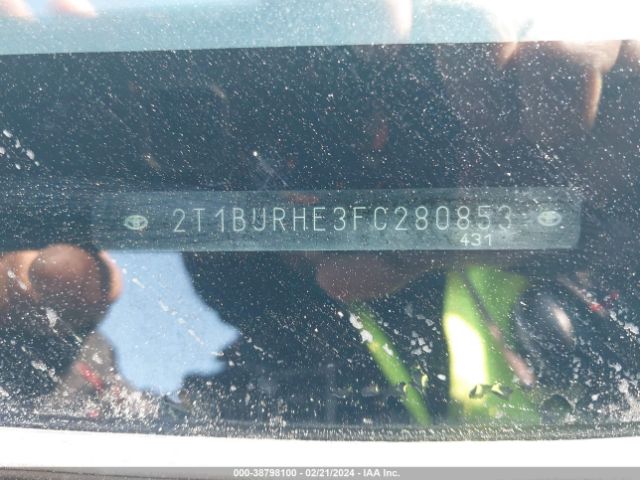 Photo 8 VIN: 2T1BURHE3FC280853 - TOYOTA COROLLA 