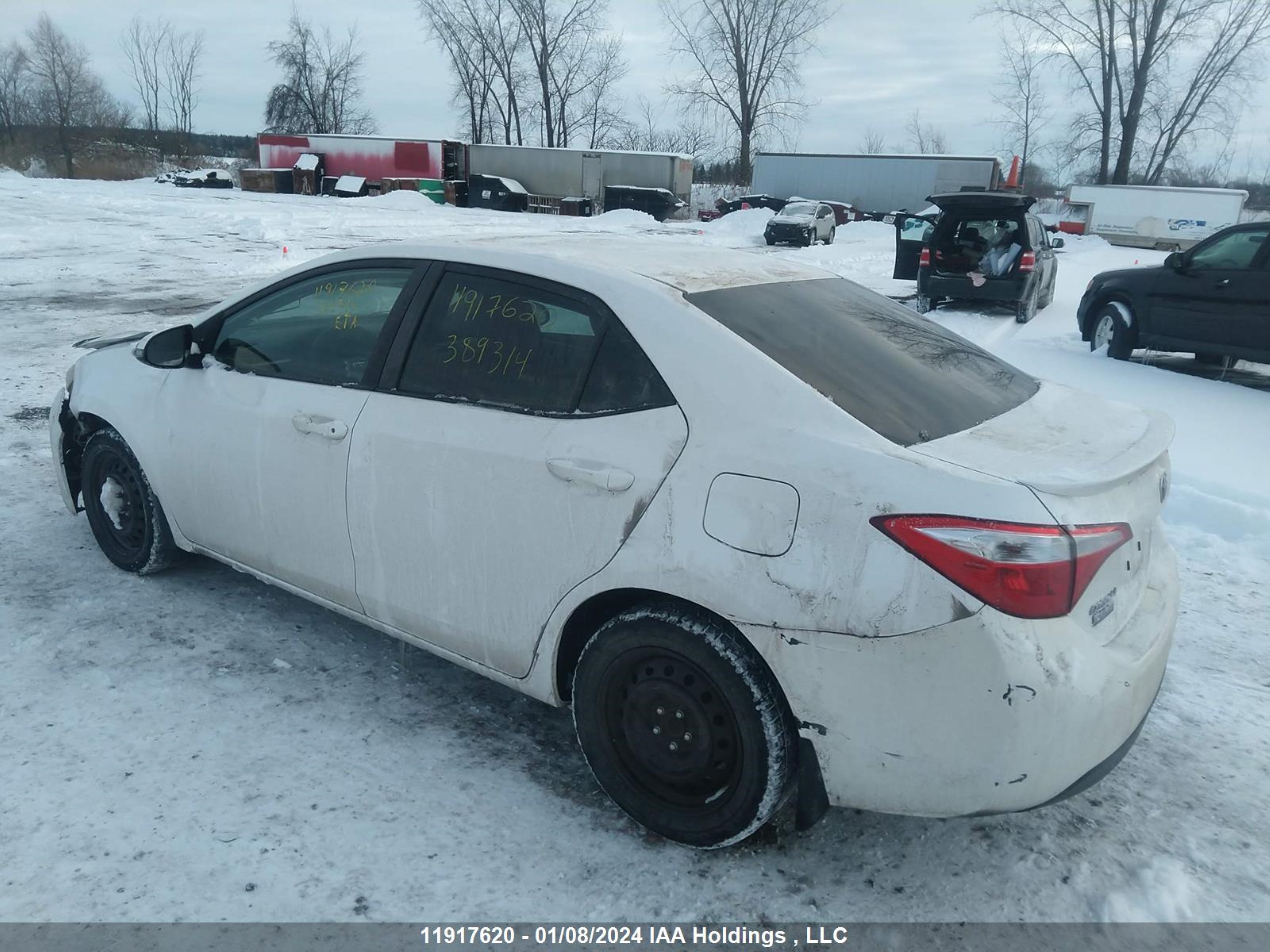 Photo 2 VIN: 2T1BURHE3FC389314 - TOYOTA COROLLA 