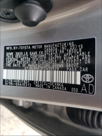 Photo 9 VIN: 2T1BURHE3FC435529 - TOYOTA COROLLA 