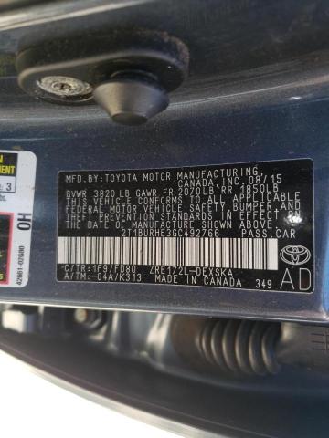 Photo 9 VIN: 2T1BURHE3GC492766 - TOYOTA COROLLA L 