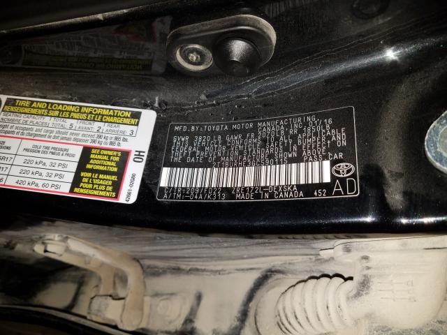 Photo 9 VIN: 2T1BURHE3GC590115 - TOYOTA COROLLA L 