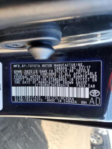 Photo 9 VIN: 2T1BURHE3HC860476 - TOYOTA COROLLA L 