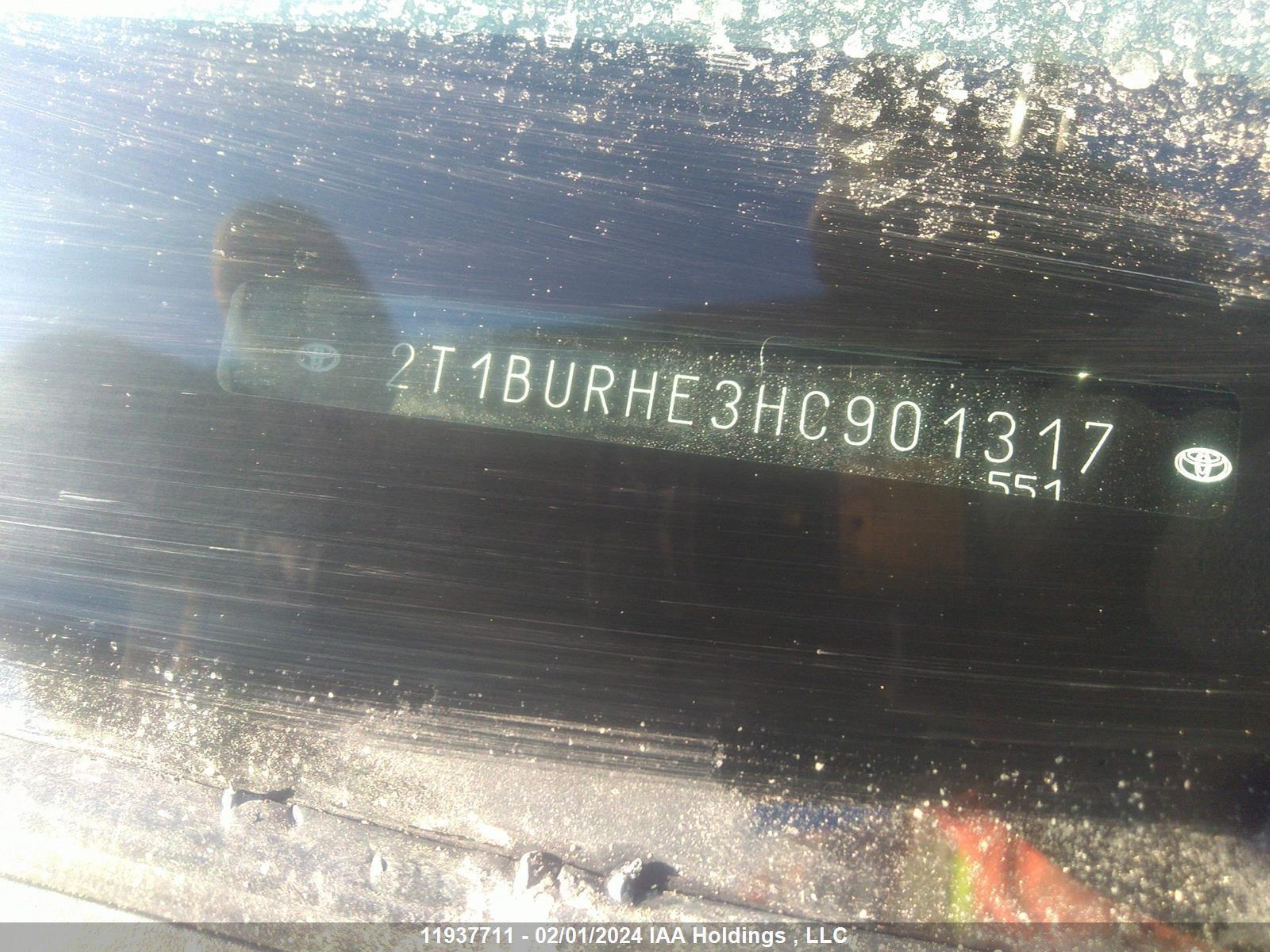 Photo 8 VIN: 2T1BURHE3HC901317 - TOYOTA COROLLA 