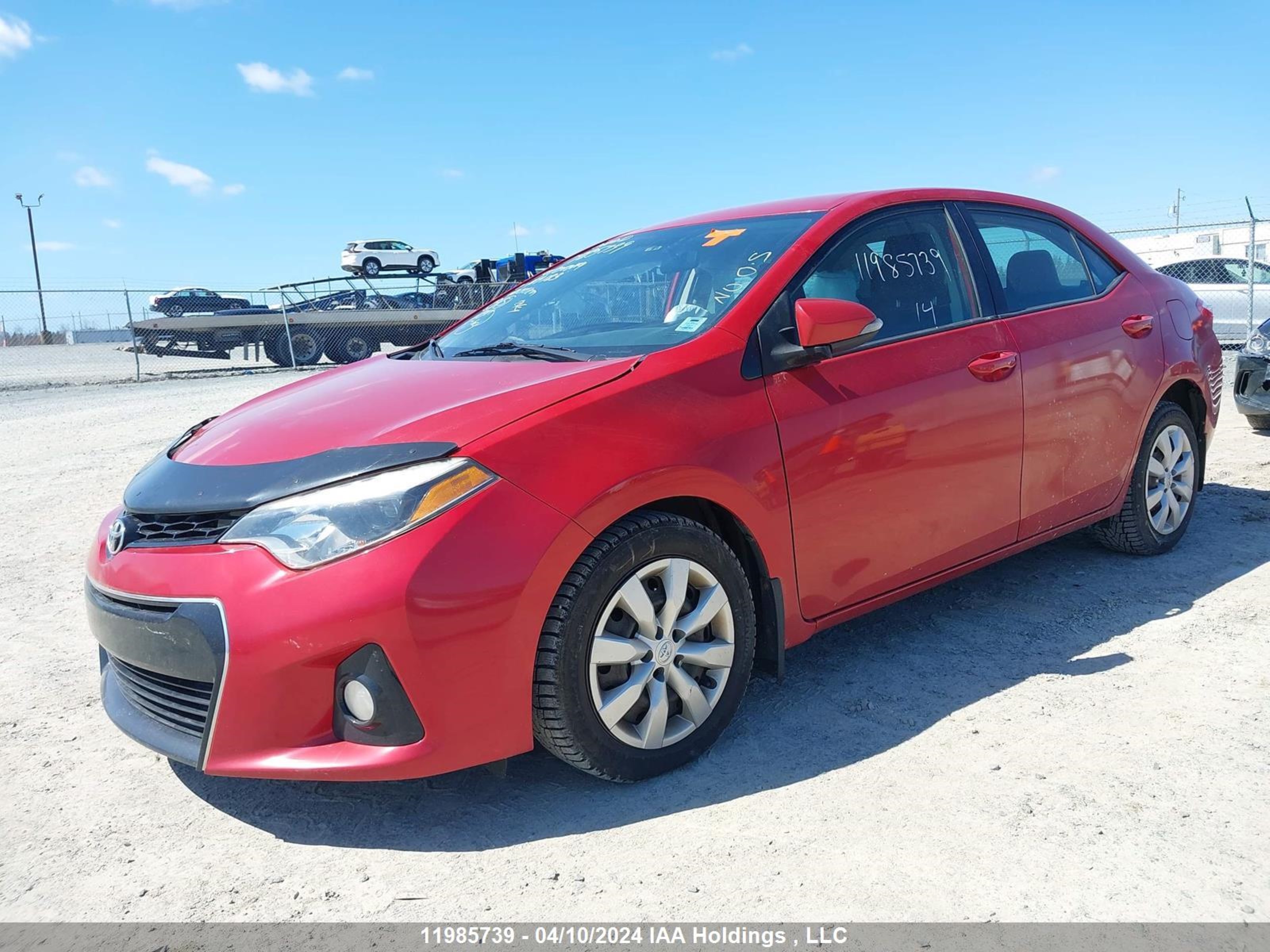 Photo 1 VIN: 2T1BURHE4EC119183 - TOYOTA COROLLA 