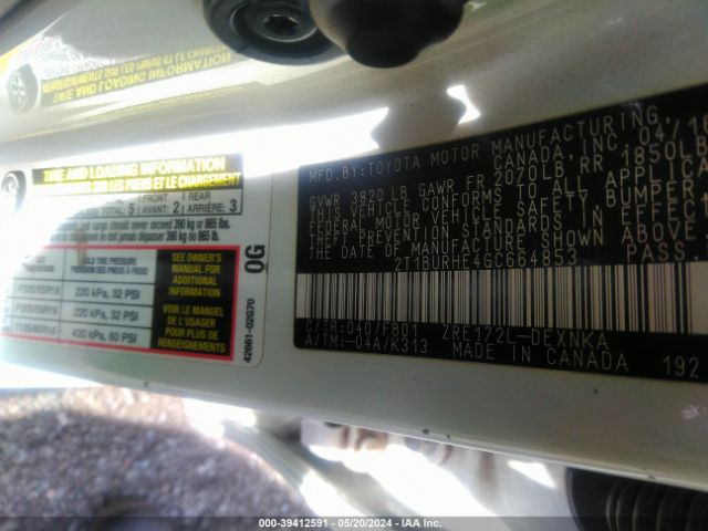 Photo 8 VIN: 2T1BURHE4GC664853 - TOYOTA COROLLA 