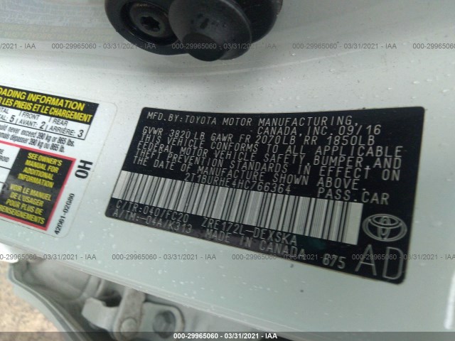 Photo 8 VIN: 2T1BURHE4HC766364 - TOYOTA COROLLA 